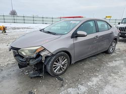 2015 Toyota Corolla l en venta en Cahokia Heights, IL