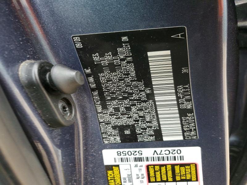 2010 Toyota Sienna le 7-passenger