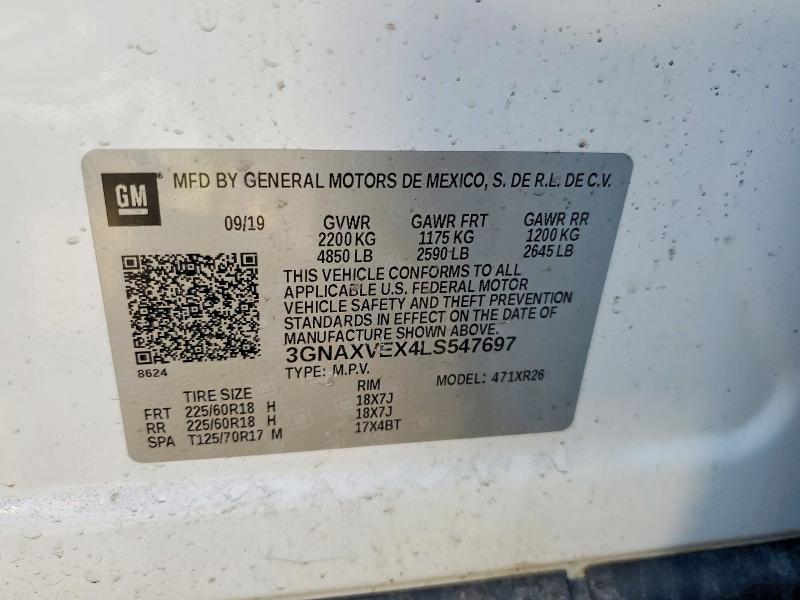 2020 Chevrolet Equinox lt