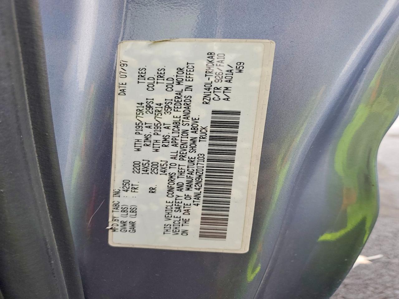 1998 Toyota Tacoma Base