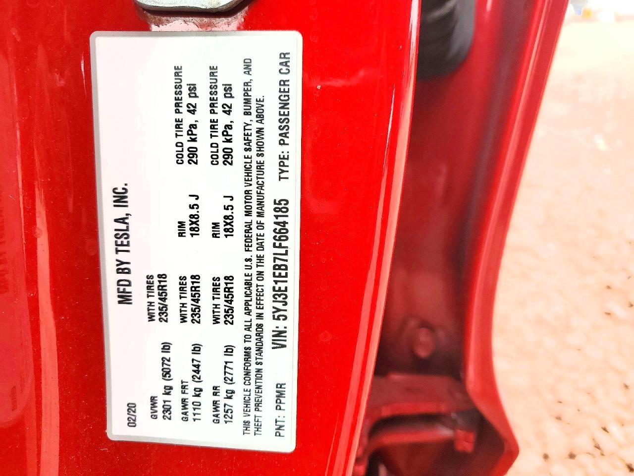 2020 Tesla Model 3