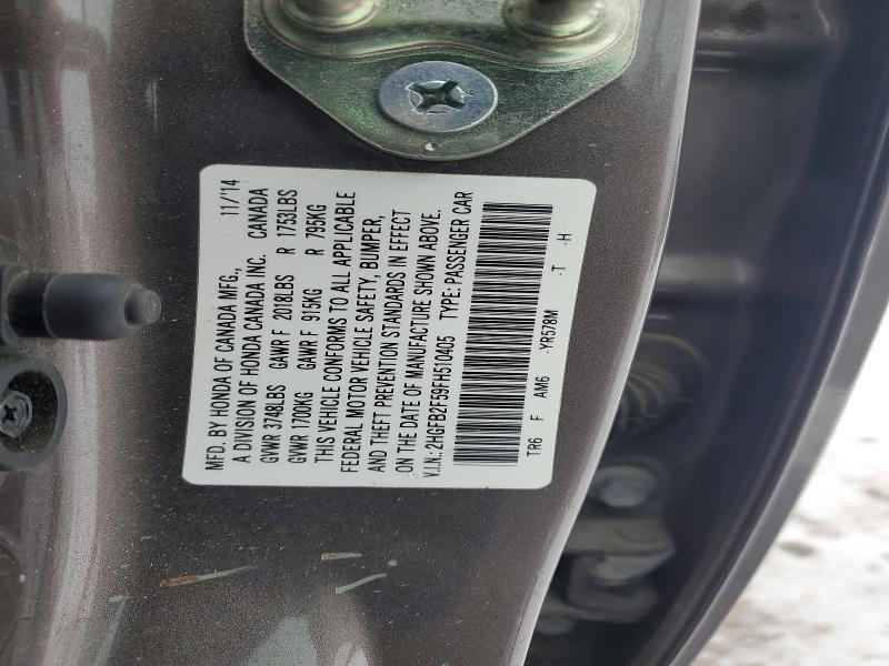 2015 Honda Civic lx