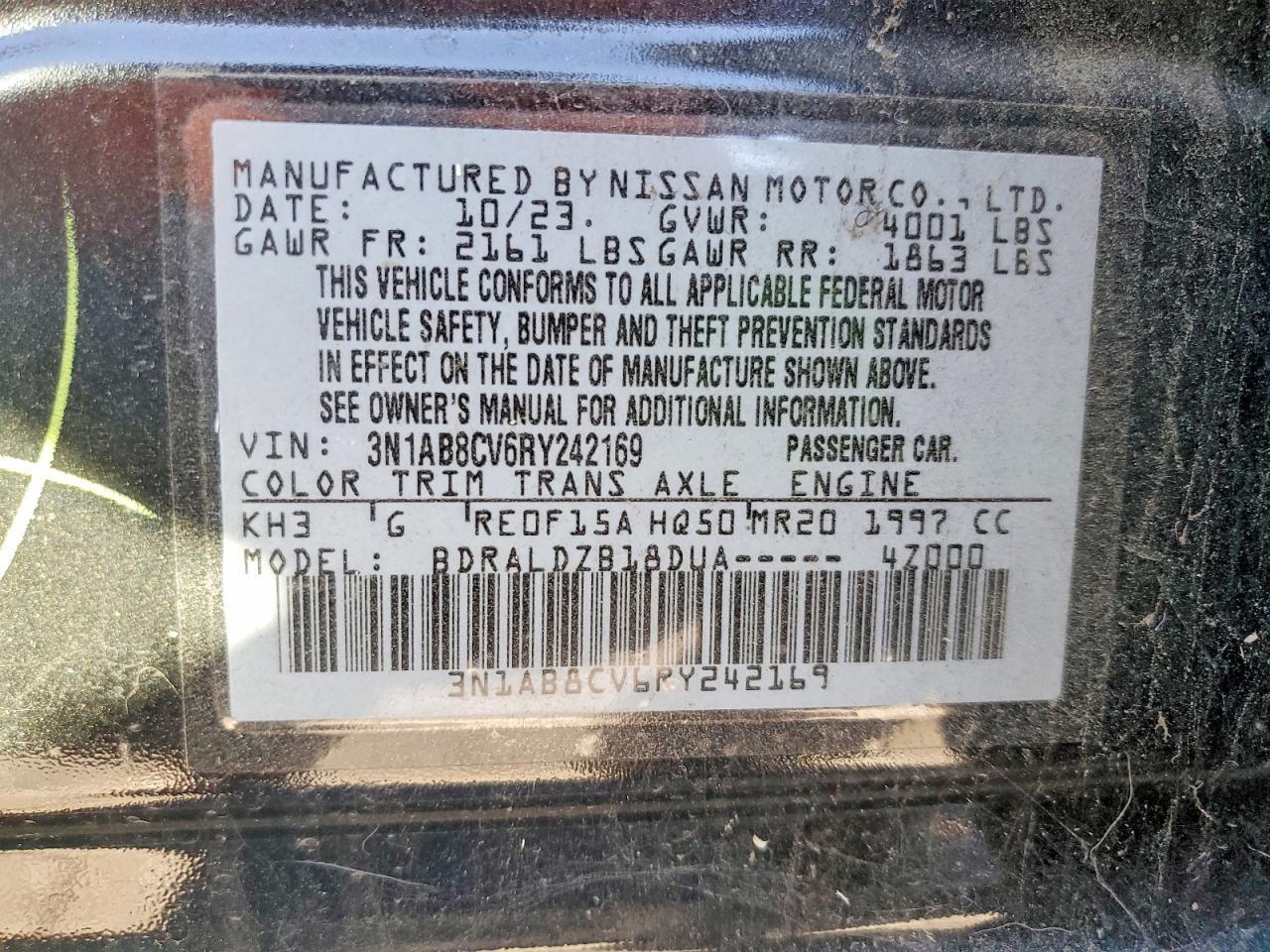 2024 Nissan Sentra sv