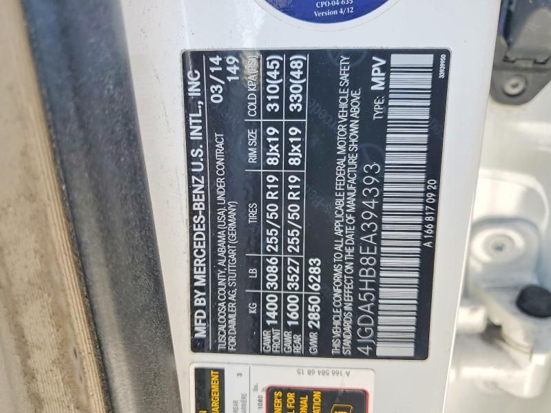 2014 Mercedes-Benz Ml 350 4matic