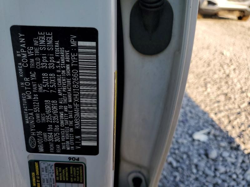 2017 Hyundai Santa fe se