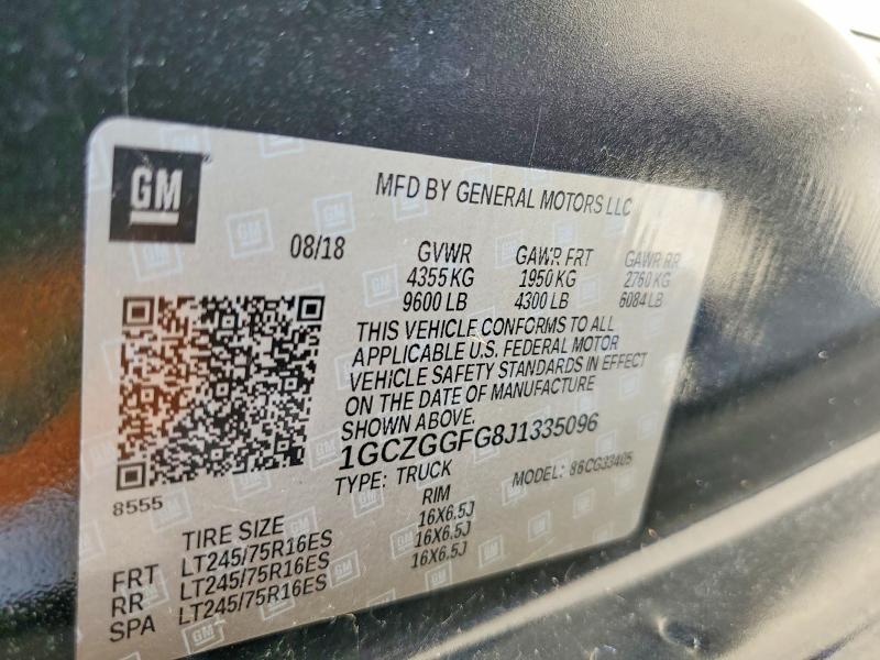 2018 Chevrolet Express 3500 Utility / Service Van