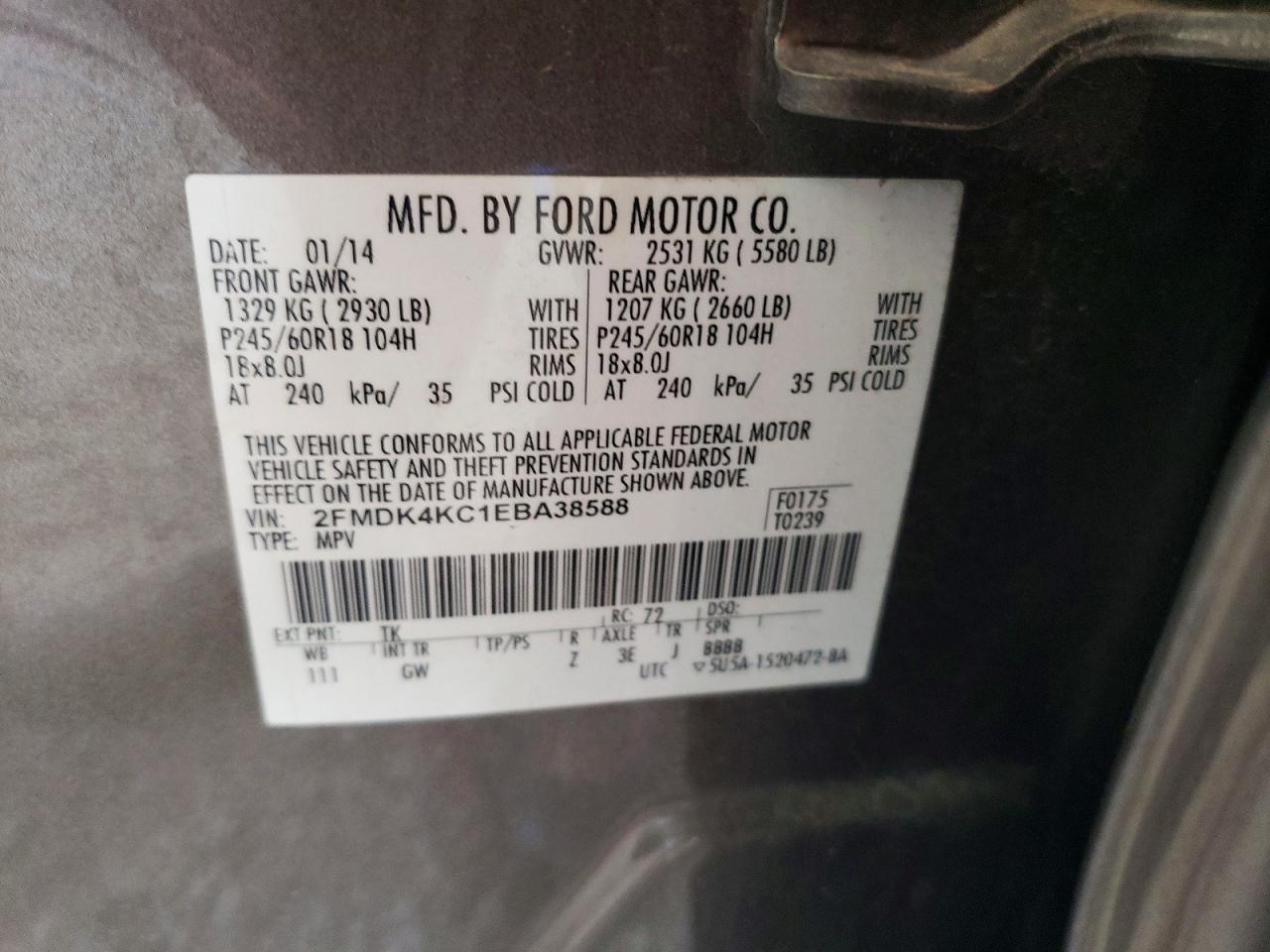 2014 Ford Edge Limited