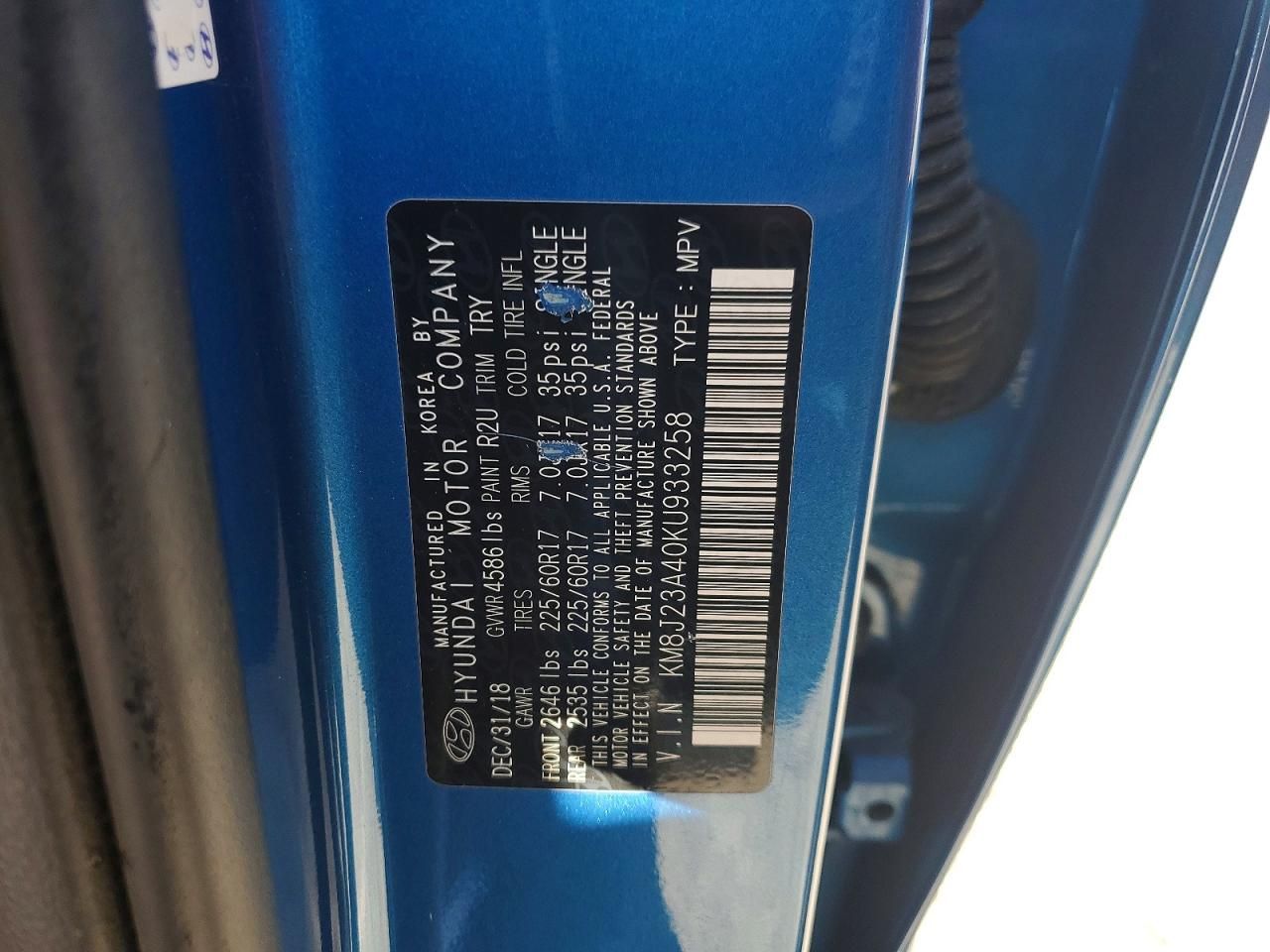 2019 Hyundai Tucson se