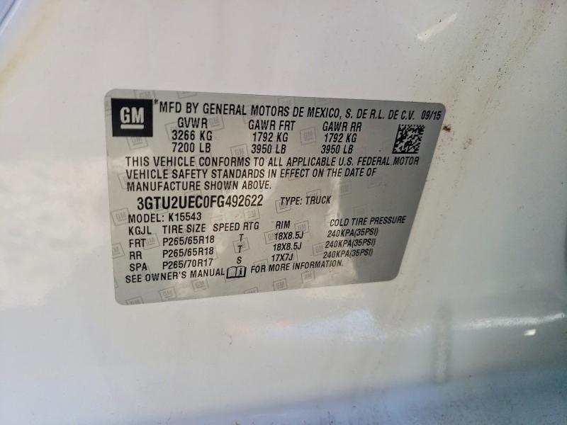 2015 GMC Sierra K1500 sle