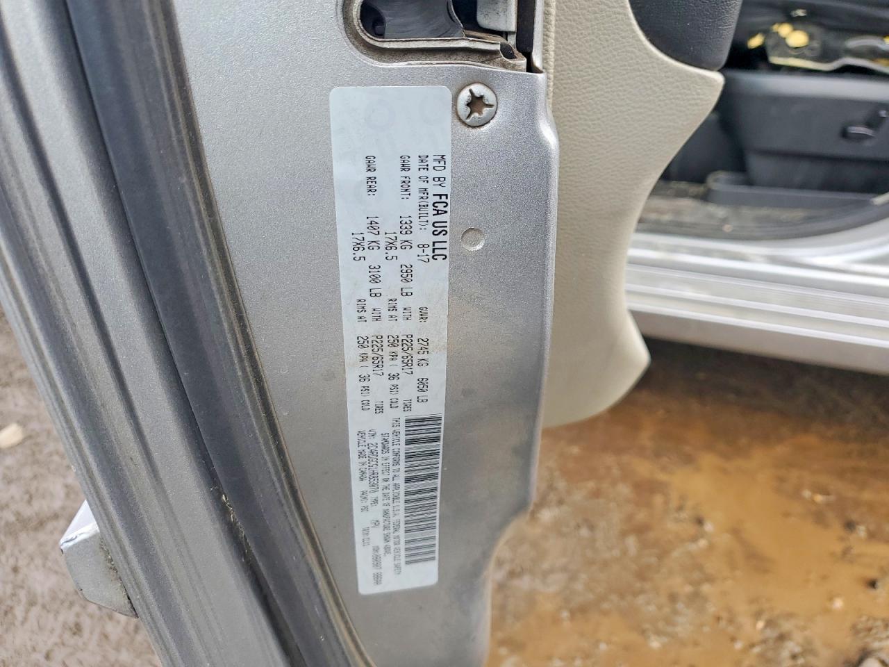 2017 Dodge Grand Caravan sxt