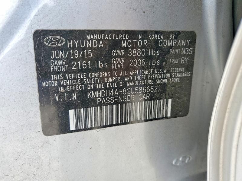 2016 Hyundai Elantra se