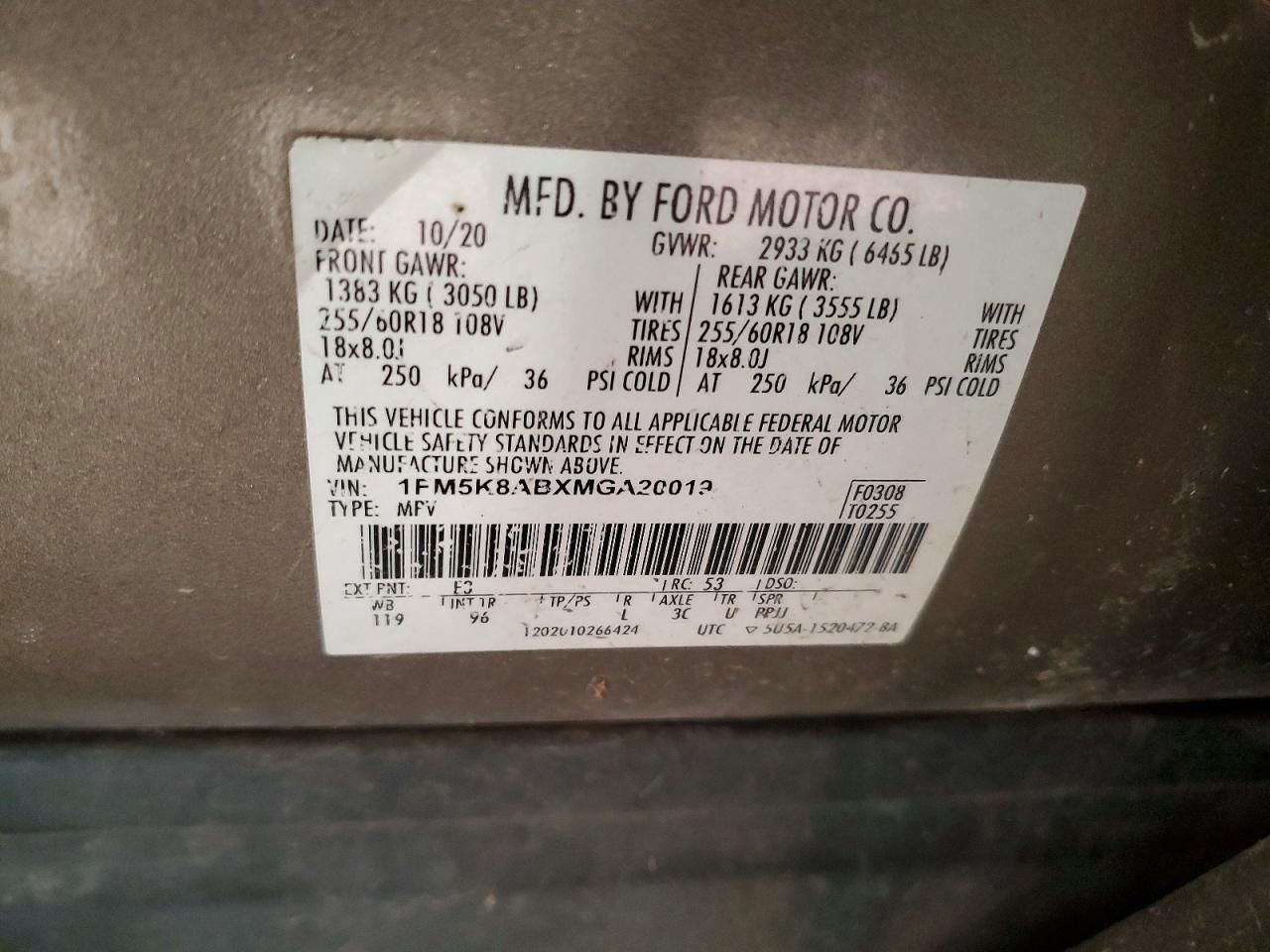 2021 Ford Explorer Police Interceptor