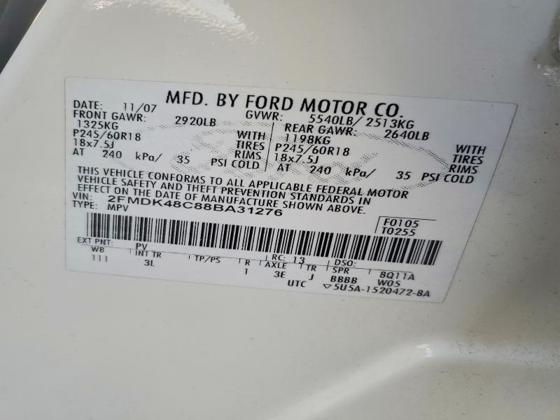 2008 Ford Edge sel