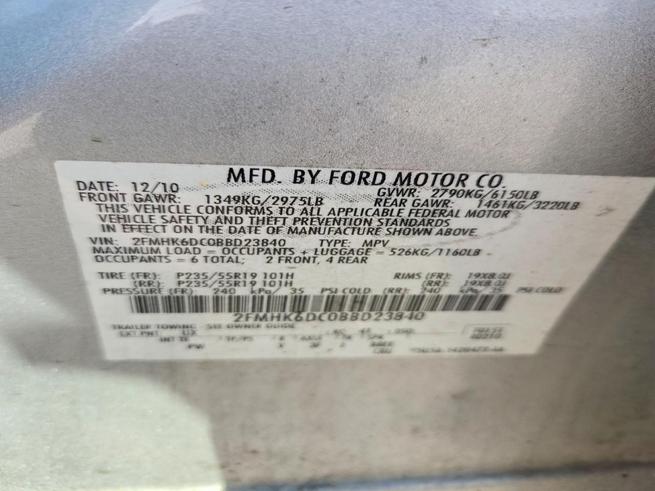 2011 Ford Flex Limited