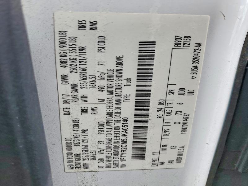 2018 Ford Transit 250 Utility / Service van