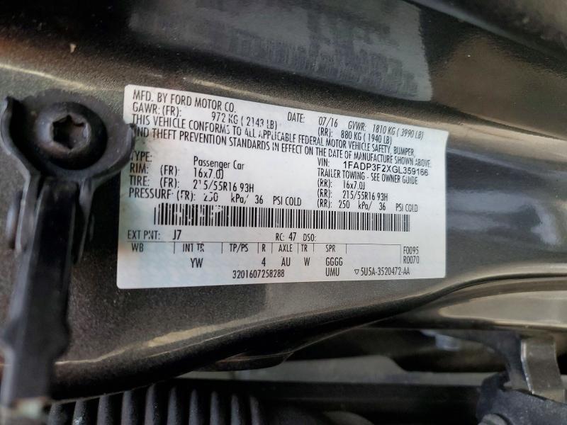 2016 Ford Focus se
