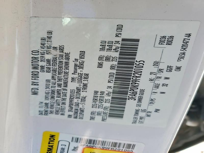 2015 Ford Fusion Titanium