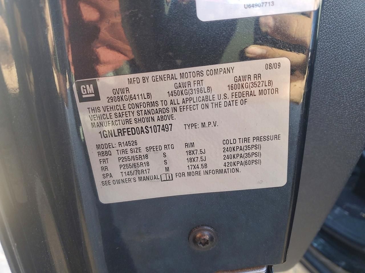 2010 Chevrolet Traverse lt