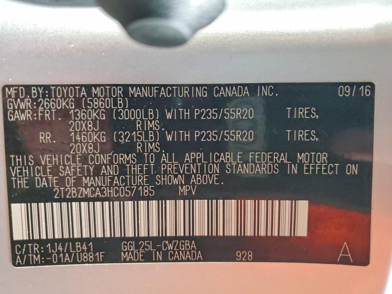 2017 Lexus Rx 350 Base