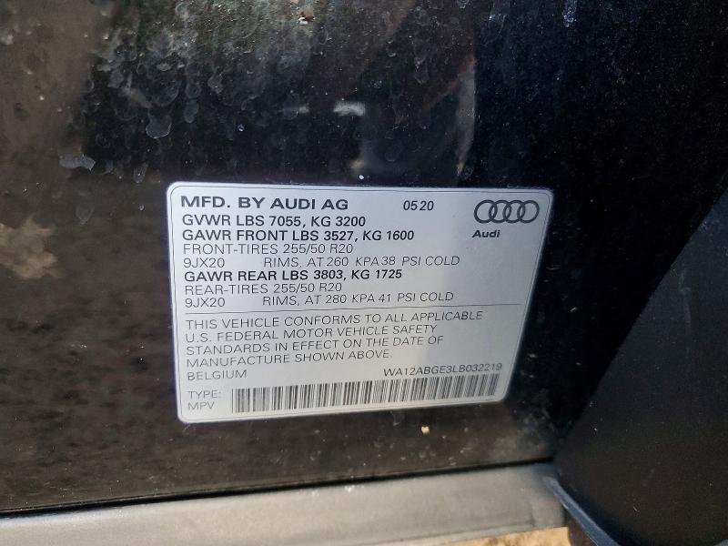 2020 Audi E-tron Sportback Premium Plus
