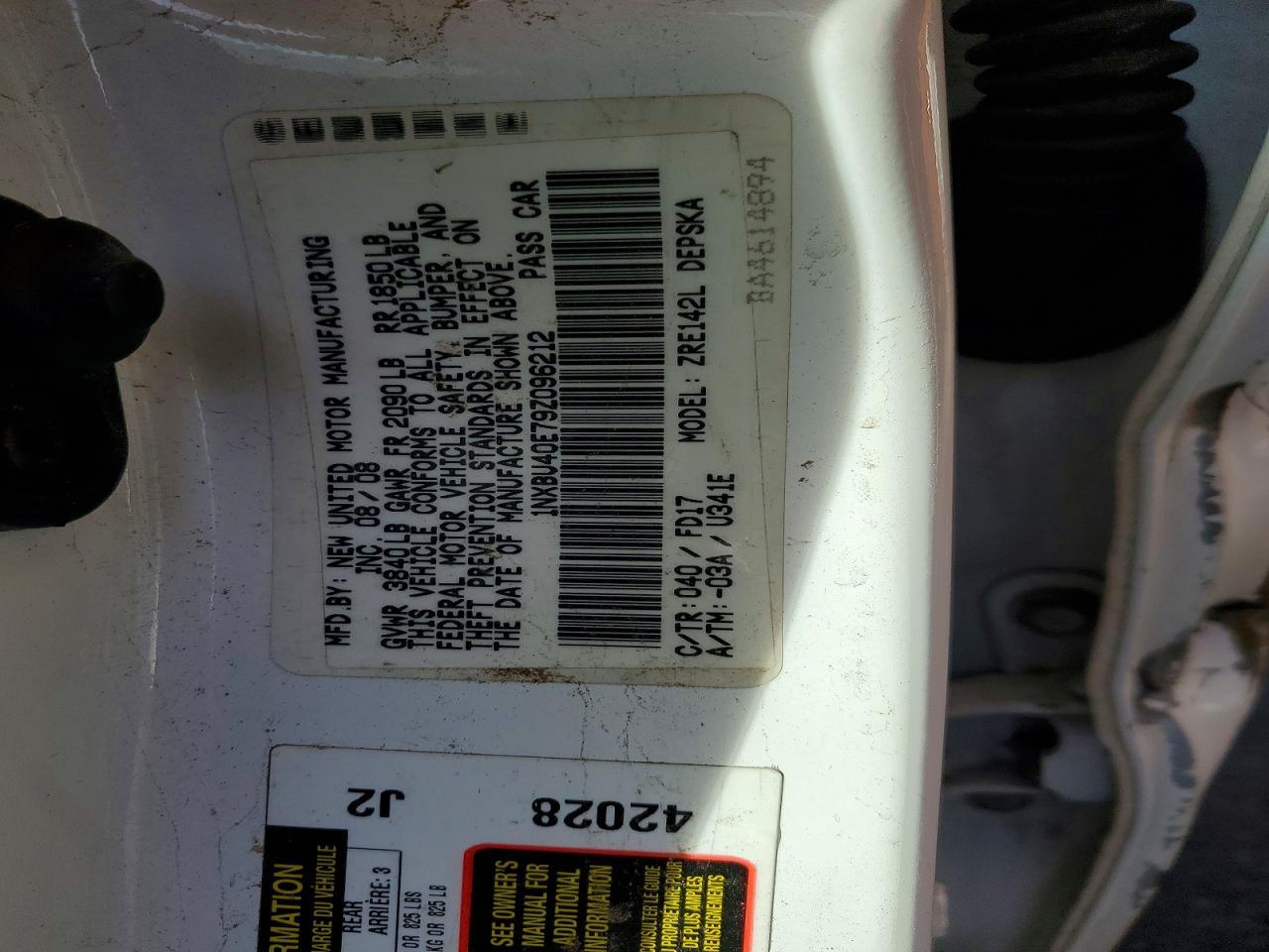 2009 Toyota Corolla Base