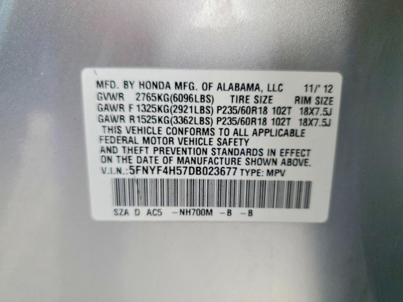 2013 Honda Pilot exl