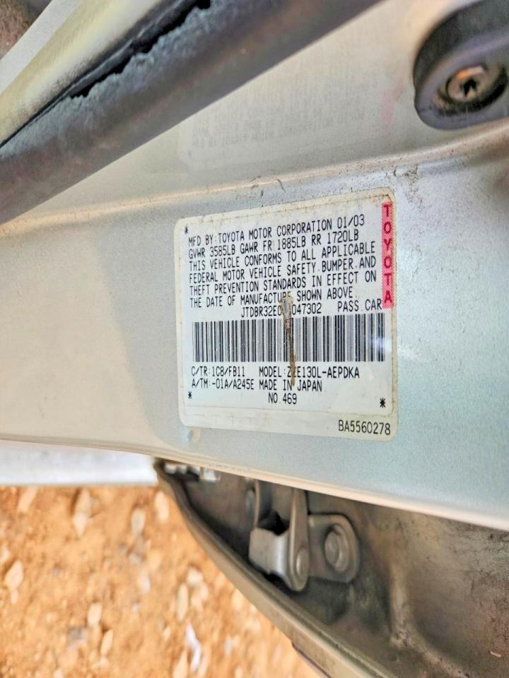 2003 Toyota Corolla ce
