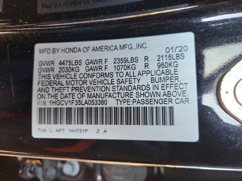 2020 Honda Accord Sport