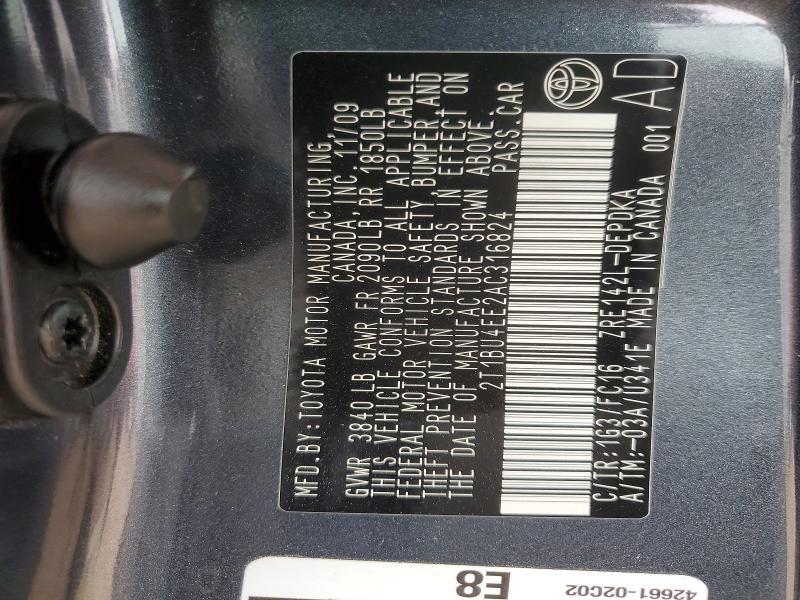 2010 Toyota Corolla Base