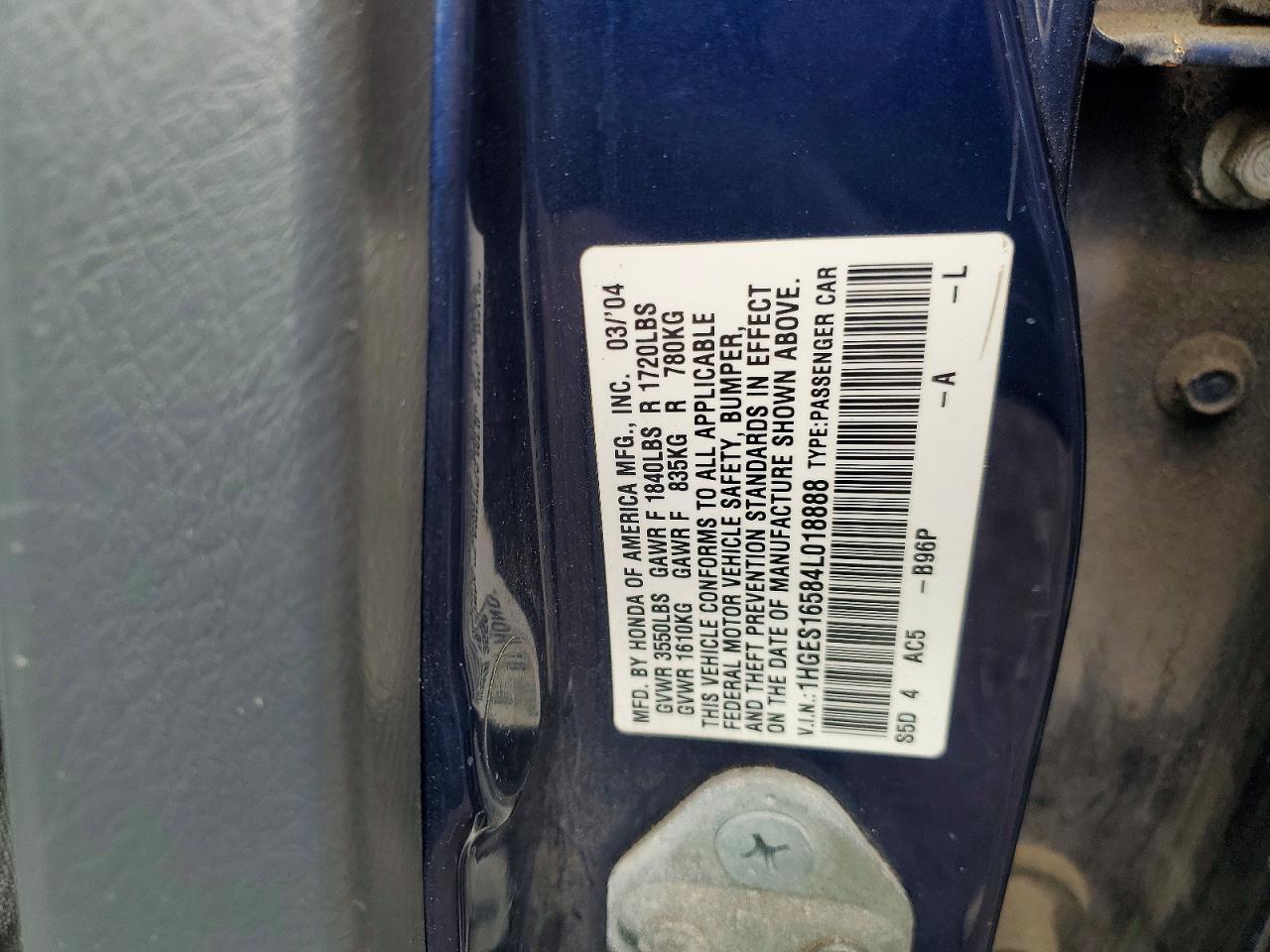 2004 Honda Civic lx