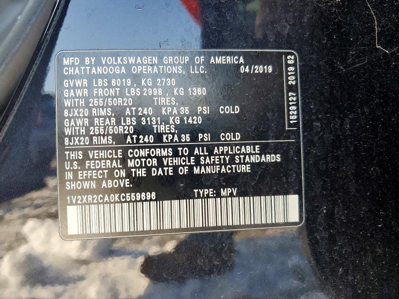2019 Volkswagen Atlas se