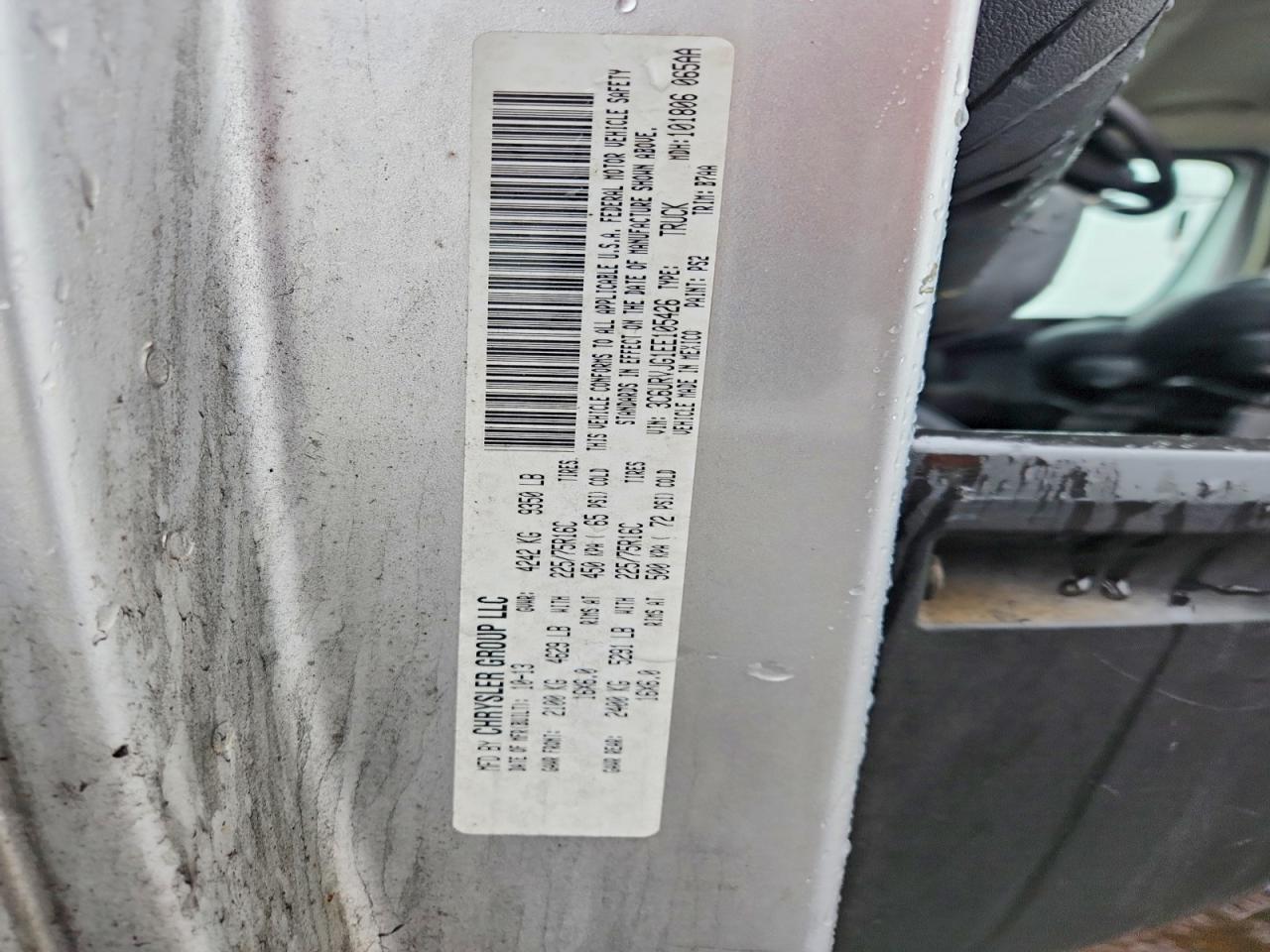 2014 Dodge RAM Promaster 3500 3500 High