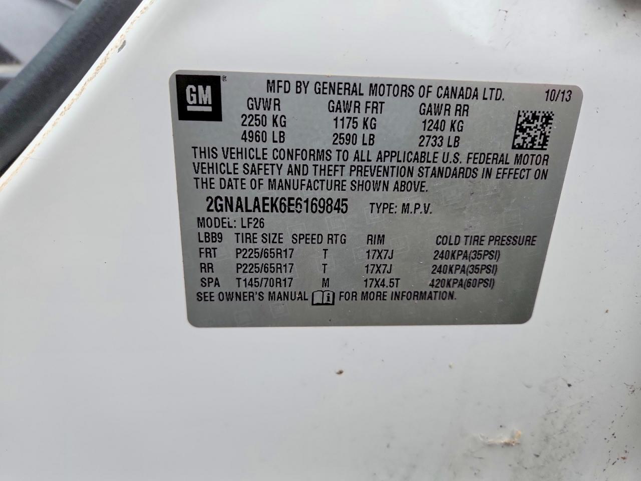 2014 Chevrolet Equinox ls