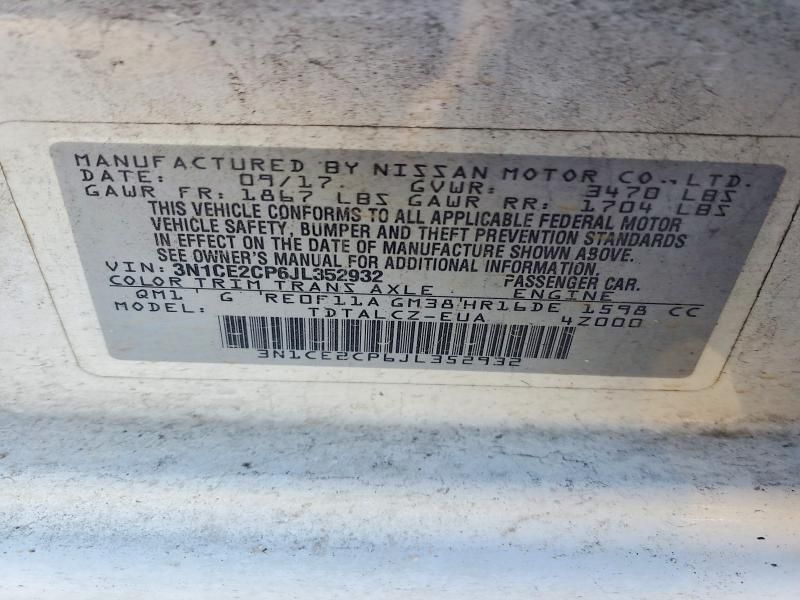 2018 Nissan Versa Note s