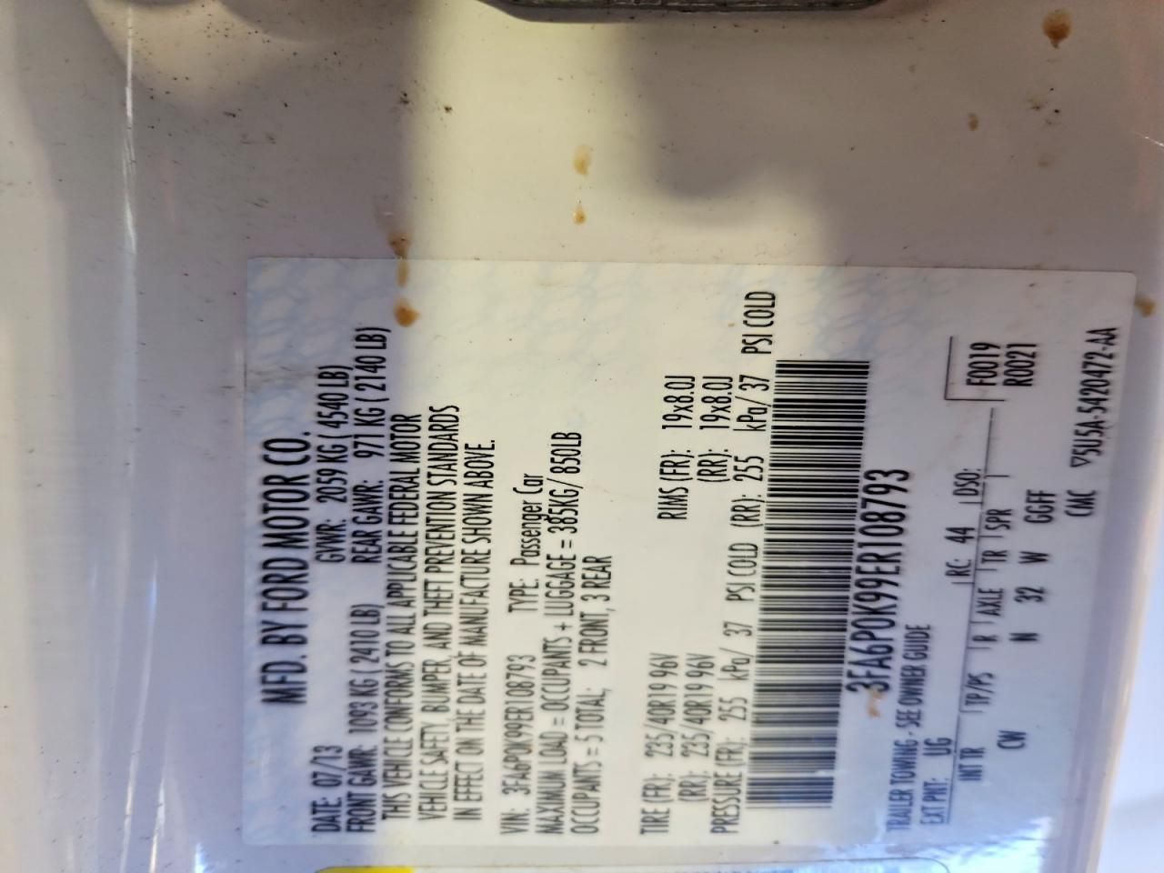 2014 Ford Fusion Titanium