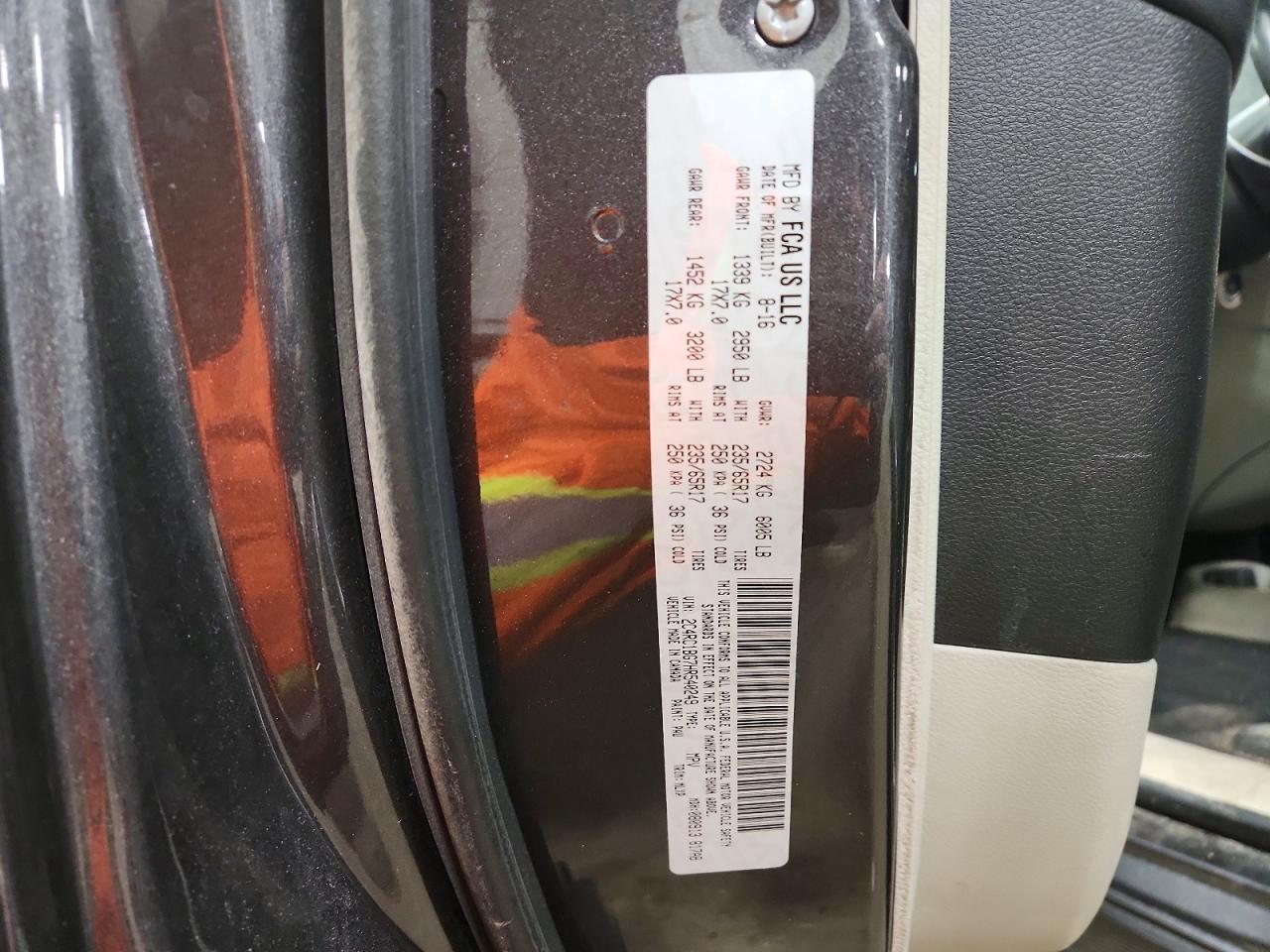 2017 Chrysler Pacifica Touring l