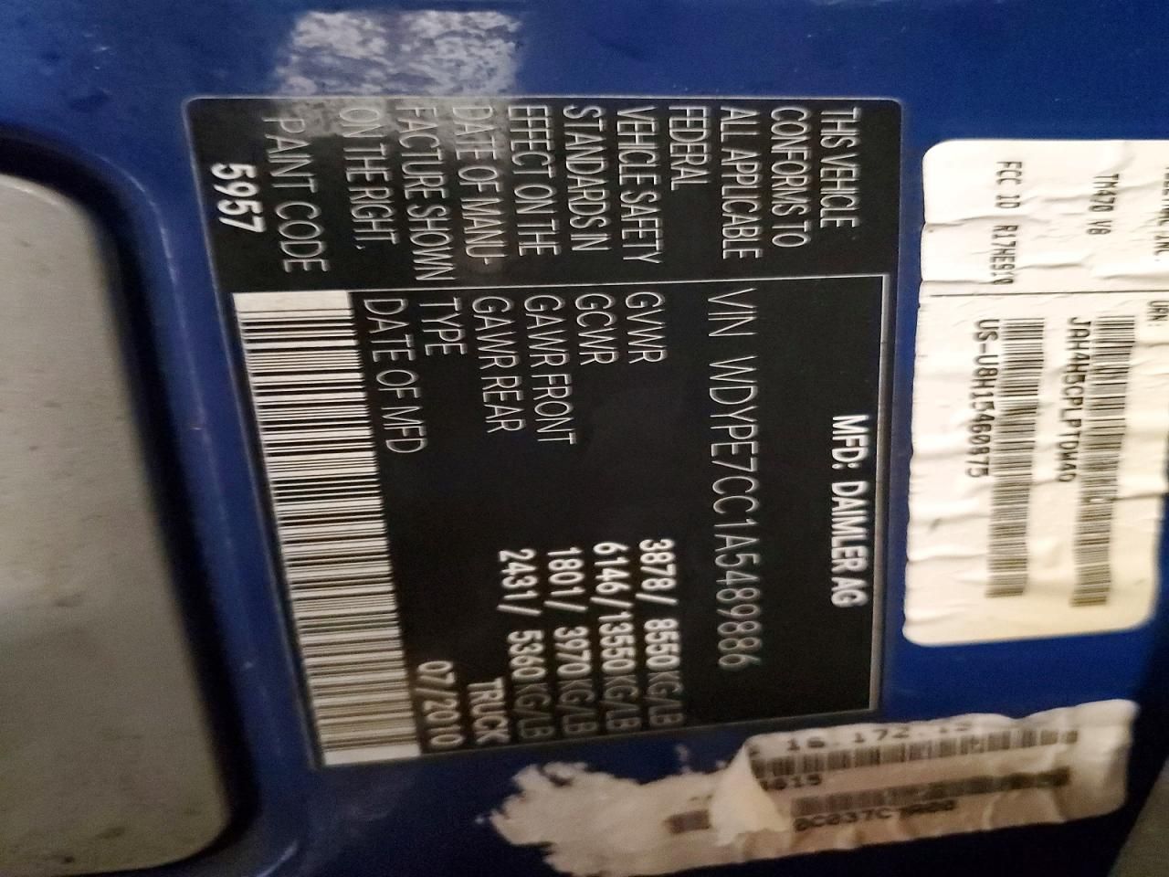 2010 Freightliner Sprinter 2500