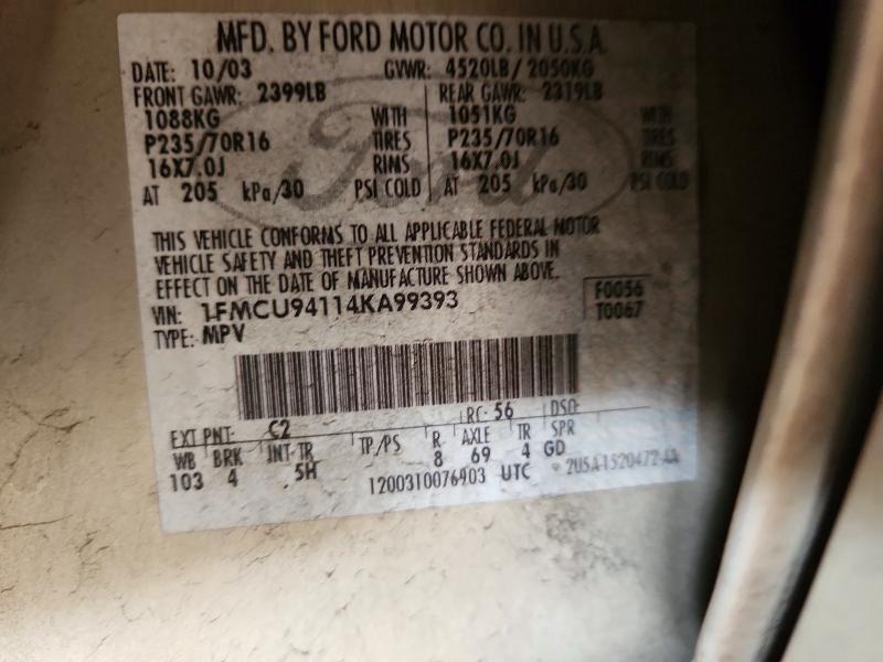 2004 Ford Escape Limited