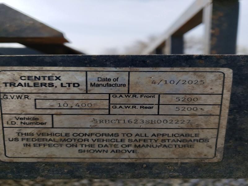 2025 Centex Utility Trailer