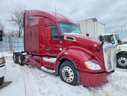 Salvage trucks for sale at Franklin, WI auction: 2020 Kenworth T680 Semi Truck