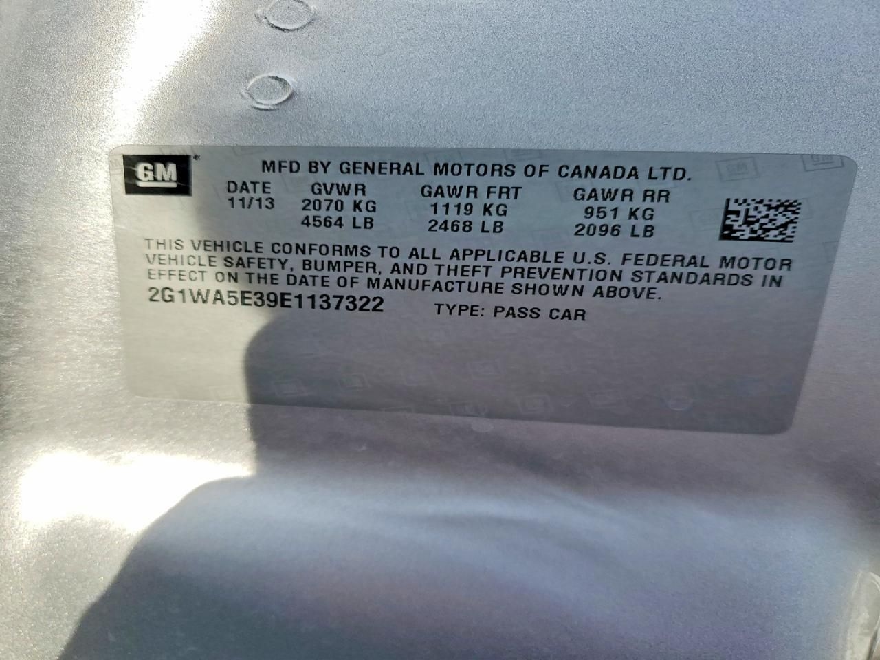 2014 Chevrolet Impala Limited ls