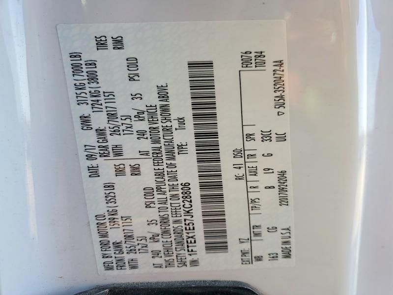 2018 Ford F150 Super cab