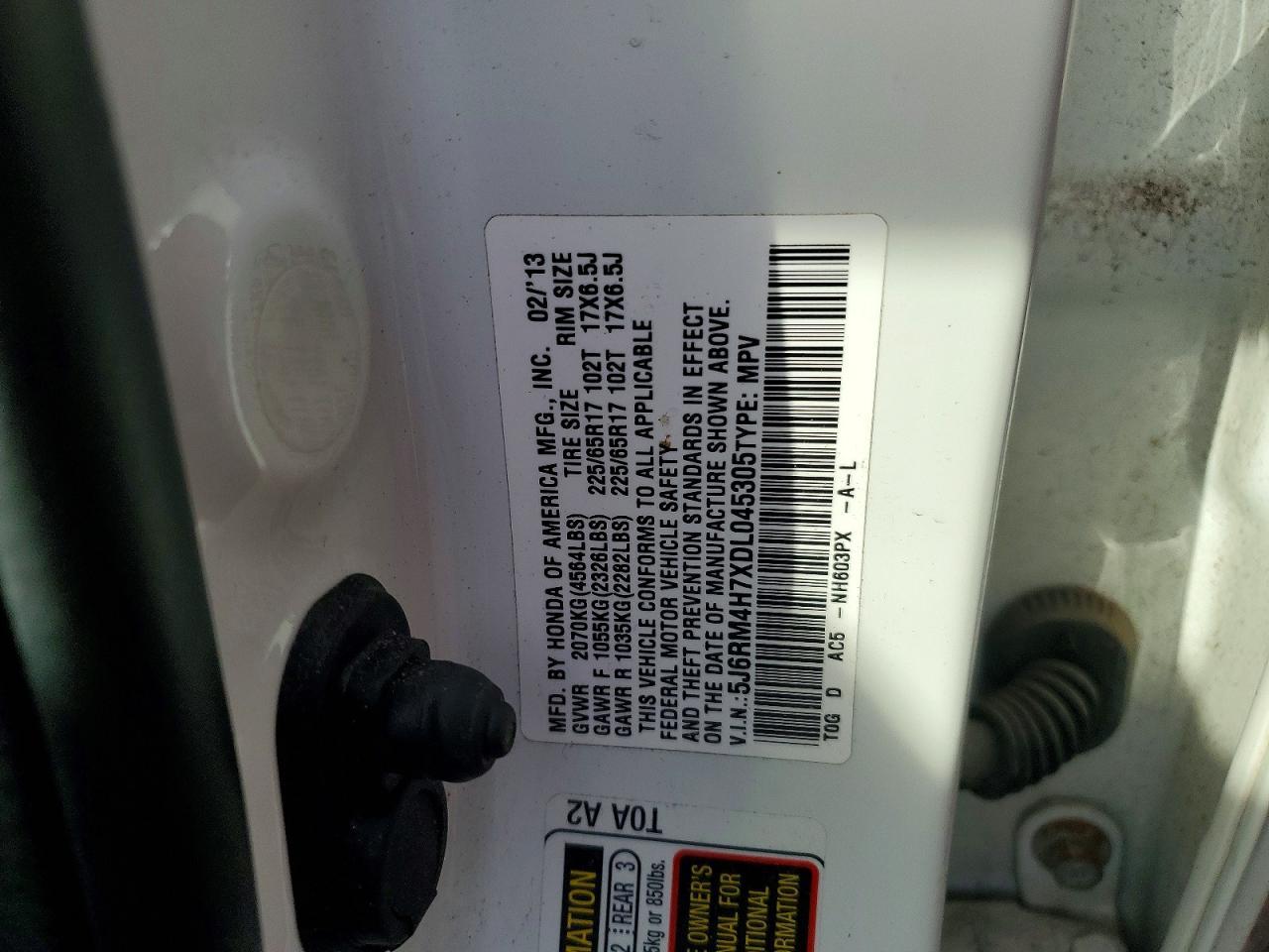2013 Honda Cr-v exl