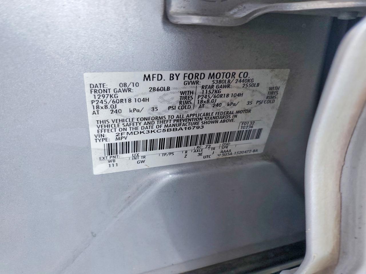 2011 Ford Edge Limited