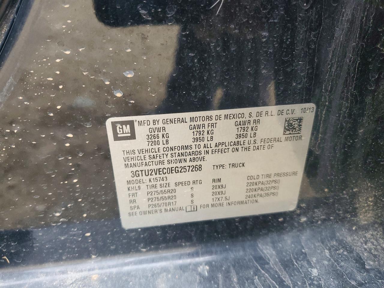 2014 GMC Sierra K1500 slt