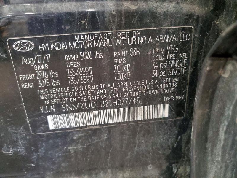 2018 Hyundai Santa fe Sport 2.4l