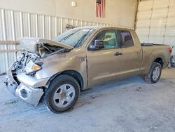 Salvage trucks for sale at Abilene, TX auction: 2009 Toyota Tundra Double Cab