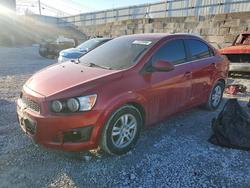 Chevrolet Sonic salvage cars for sale: 2016 Chevrolet Sonic lt