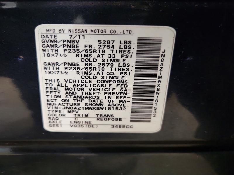 2011 Nissan Murano s