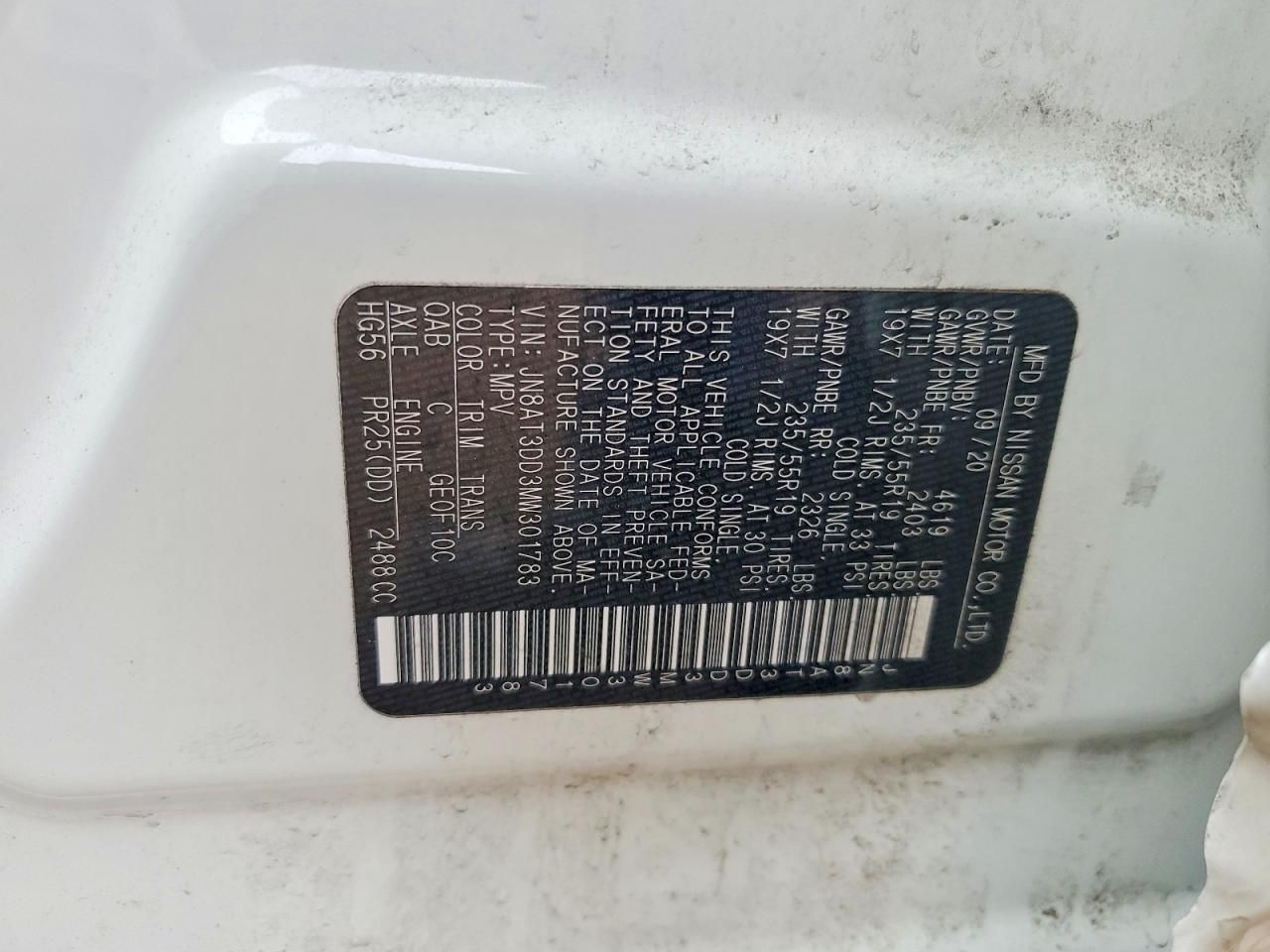 2021 Nissan Rogue Platinum